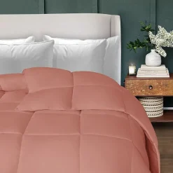 SUPERIOR® Solid All Season Plush Microfiber Down Alternative Hypoallergenic Comforter