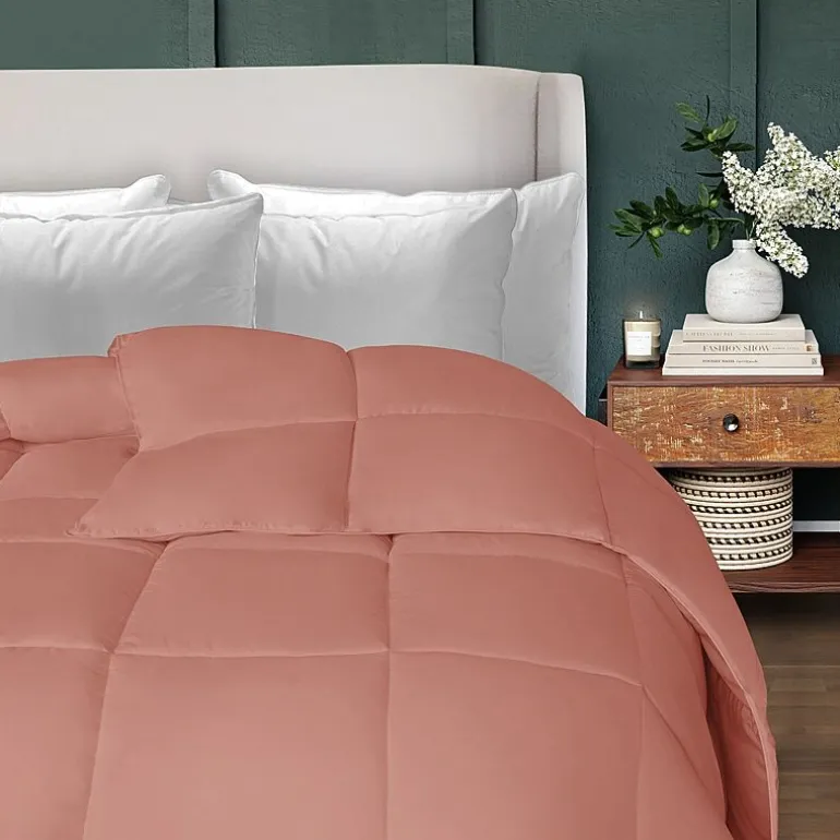 SUPERIOR® Solid All Season Plush Microfiber Down Alternative Hypoallergenic Comforter