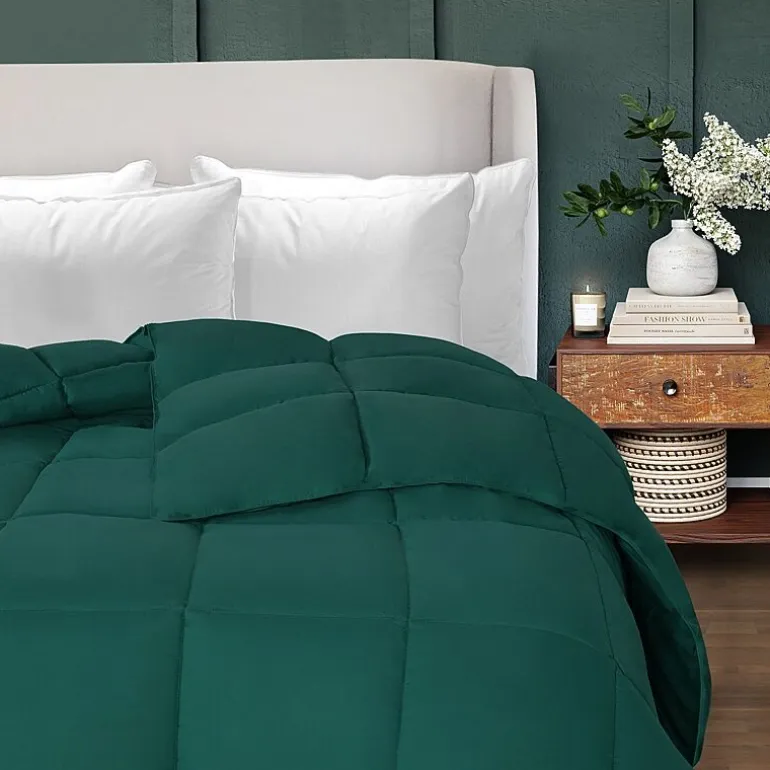 SUPERIOR® Solid All Season Plush Microfiber Down Alternative Hypoallergenic Comforter