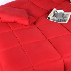 SUPERIOR® Solid All Season Plush Microfiber Down Alternative Hypoallergenic Comforter