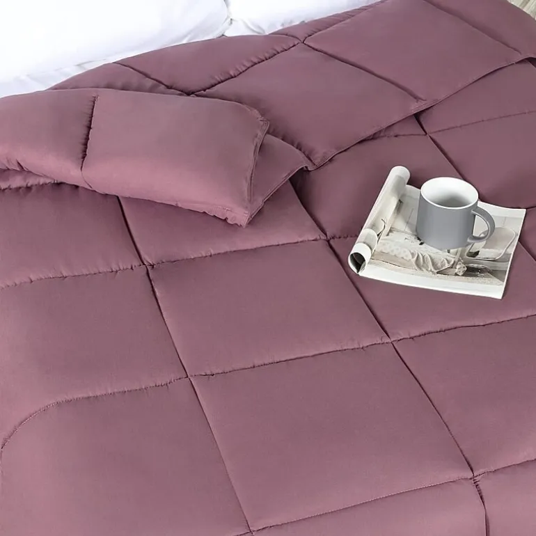 SUPERIOR® Solid All Season Plush Microfiber Down Alternative Hypoallergenic Comforter