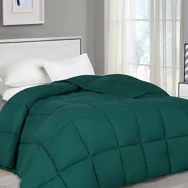 SUPERIOR® Solid All Season Plush Microfiber Down Alternative Hypoallergenic Comforter