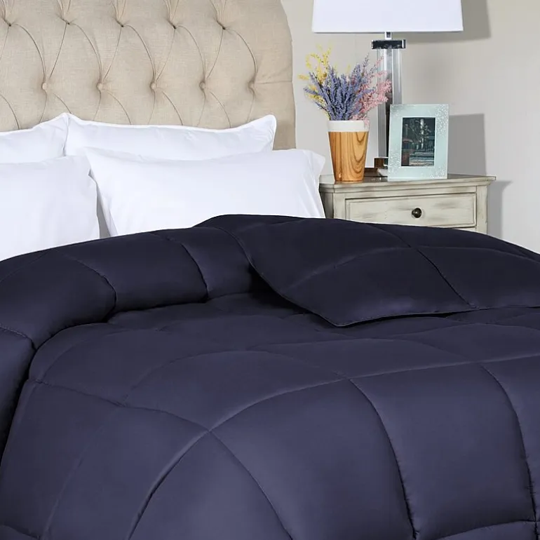 SUPERIOR® Solid All Season Plush Microfiber Down Alternative Hypoallergenic Comforter
