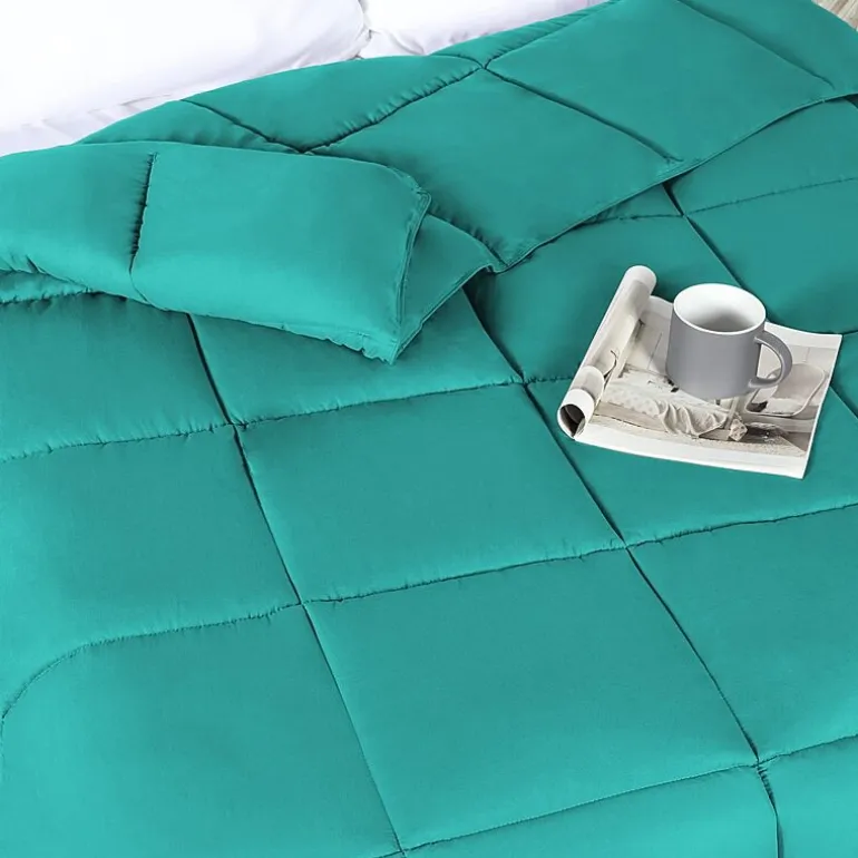 SUPERIOR® Solid All Season Plush Microfiber Down Alternative Hypoallergenic Comforter