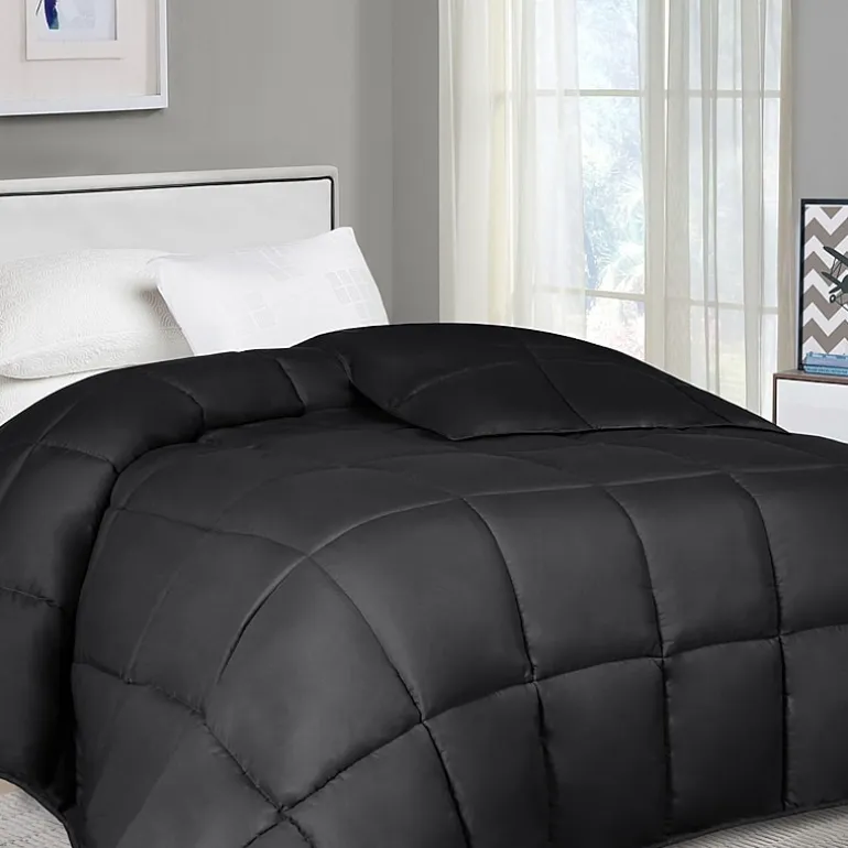 SUPERIOR® Solid All Season Plush Microfiber Down Alternative Hypoallergenic Comforter