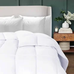SUPERIOR® Solid All Season Plush Microfiber Down Alternative Hypoallergenic Comforter