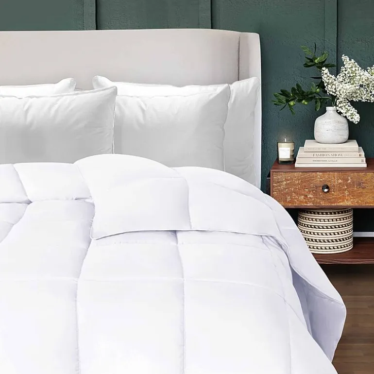 SUPERIOR® Solid All Season Plush Microfiber Down Alternative Hypoallergenic Comforter