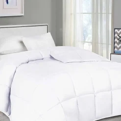 SUPERIOR® Solid All Season Plush Microfiber Down Alternative Hypoallergenic Comforter