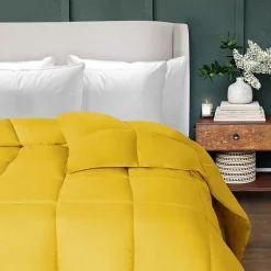 SUPERIOR® Solid All Season Plush Microfiber Down Alternative Hypoallergenic Comforter