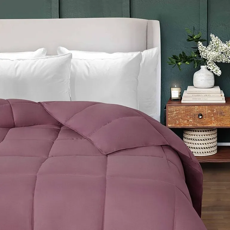 SUPERIOR® Solid All Season Plush Microfiber Down Alternative Hypoallergenic Comforter