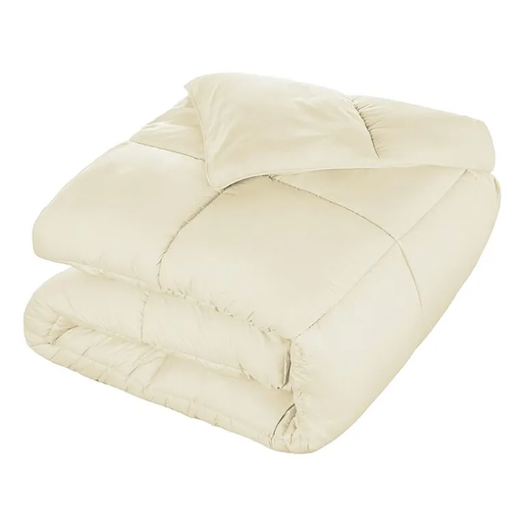SUPERIOR® Solid All Season Plush Microfiber Down Alternative Hypoallergenic Comforter