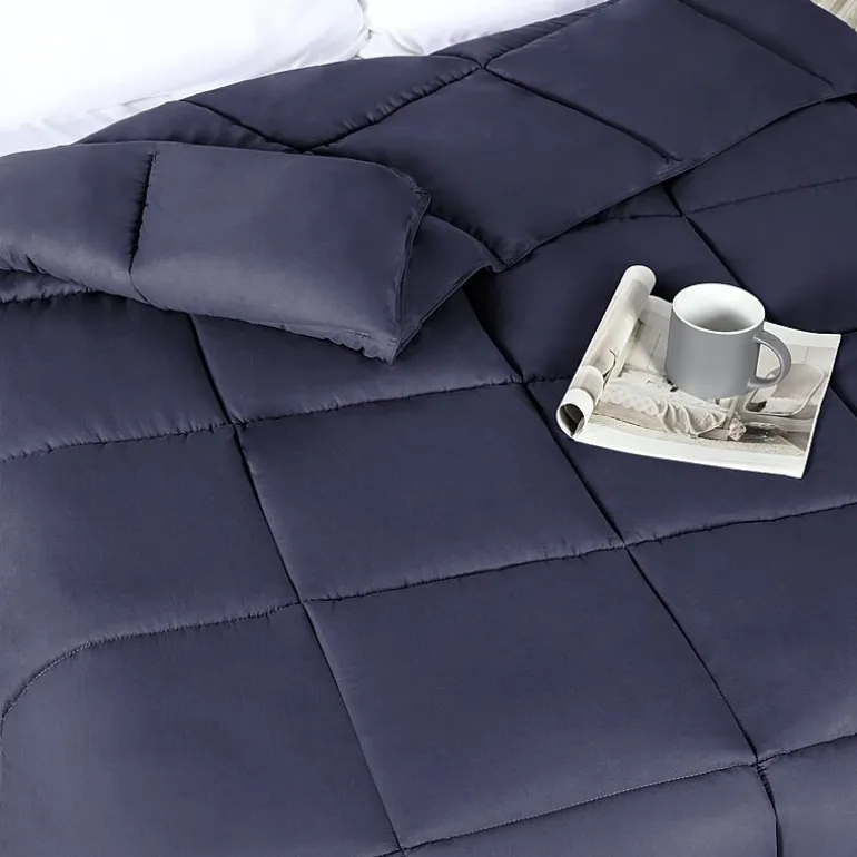 SUPERIOR® Solid All Season Plush Microfiber Down Alternative Hypoallergenic Comforter