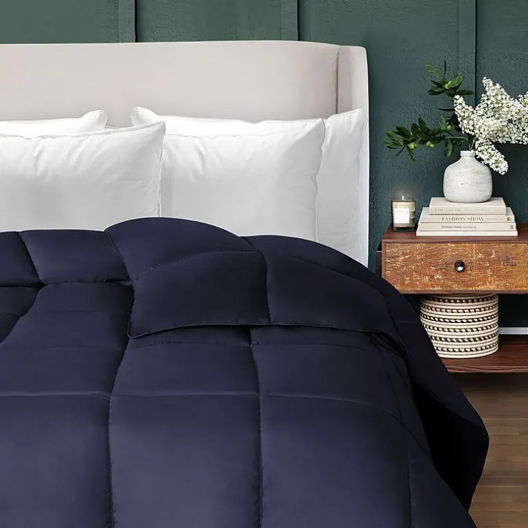 SUPERIOR® Solid All Season Plush Microfiber Down Alternative Hypoallergenic Comforter