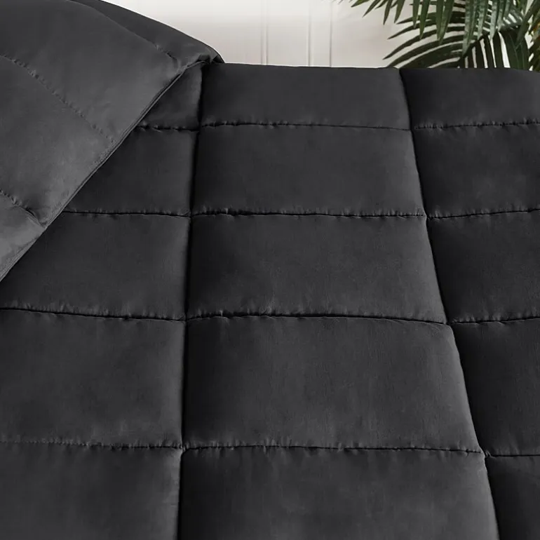 SUPERIOR® Solid All Season Plush Microfiber Down Alternative Hypoallergenic Comforter