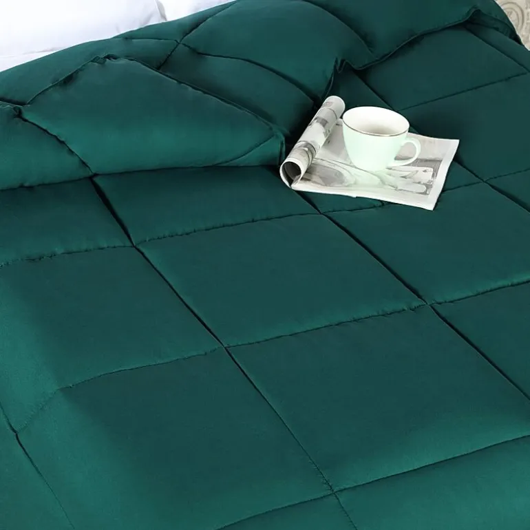 SUPERIOR® Solid All Season Plush Microfiber Down Alternative Hypoallergenic Comforter