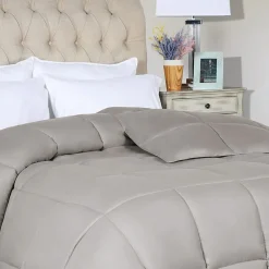 SUPERIOR® Solid All Season Plush Microfiber Down Alternative Hypoallergenic Comforter