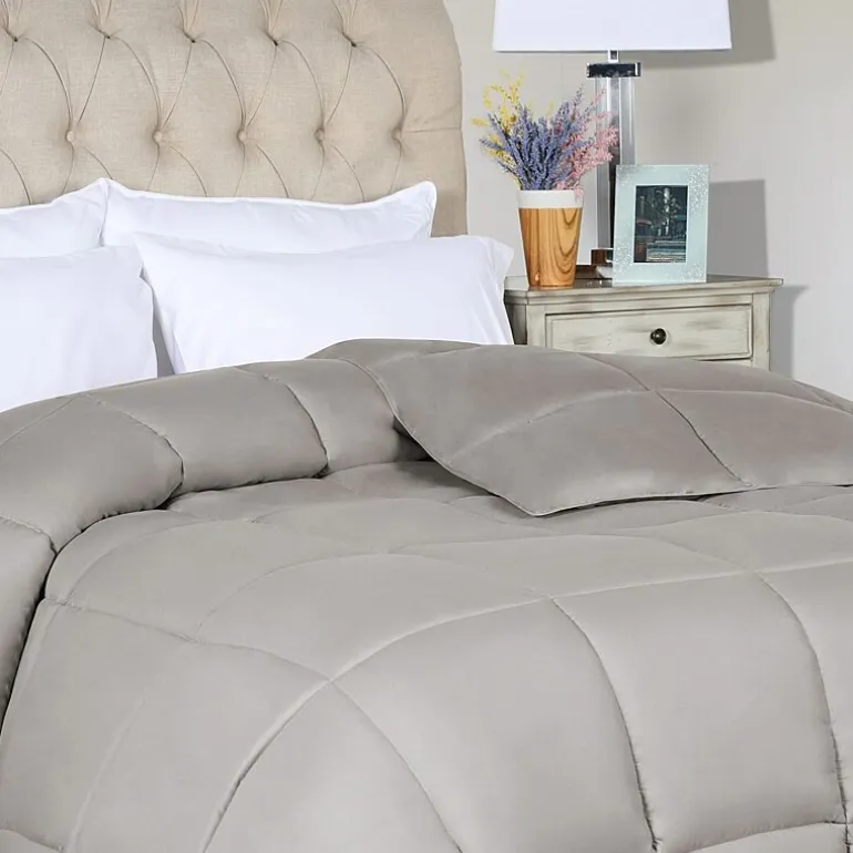 SUPERIOR® Solid All Season Plush Microfiber Down Alternative Hypoallergenic Comforter