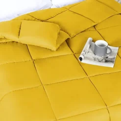 SUPERIOR® Solid All Season Plush Microfiber Down Alternative Hypoallergenic Comforter