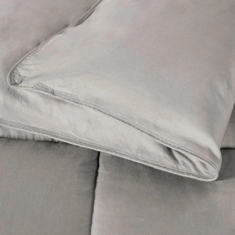 SUPERIOR® Solid All Season Plush Microfiber Down Alternative Hypoallergenic Comforter