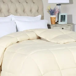 SUPERIOR® Solid All Season Plush Microfiber Down Alternative Hypoallergenic Comforter