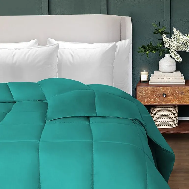 SUPERIOR® Solid All Season Plush Microfiber Down Alternative Hypoallergenic Comforter