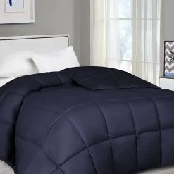 SUPERIOR® Solid All Season Plush Microfiber Down Alternative Hypoallergenic Comforter