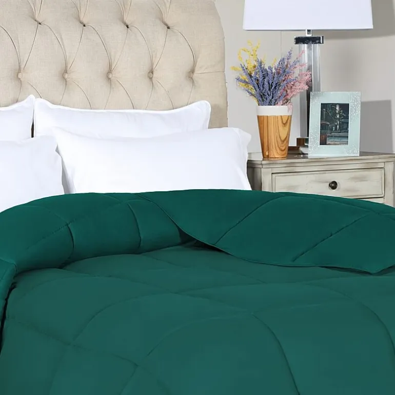 SUPERIOR® Solid All Season Plush Microfiber Down Alternative Hypoallergenic Comforter
