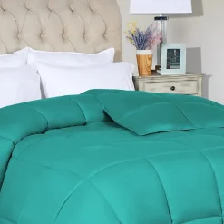 SUPERIOR® Solid All Season Plush Microfiber Down Alternative Hypoallergenic Comforter