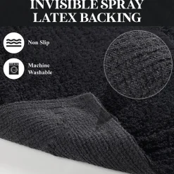 SUPERIOR® Solid Cotton 2-Pc Bath Rug