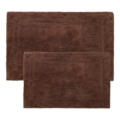 SUPERIOR® Solid Cotton 2-Pc Bath Rug