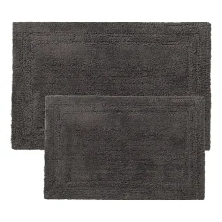 SUPERIOR® Solid Cotton 2-Pc Bath Rug