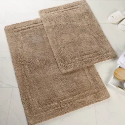SUPERIOR® Solid Cotton 2-Pc Bath Rug