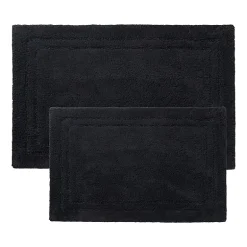 SUPERIOR® Solid Cotton 2-Pc Bath Rug