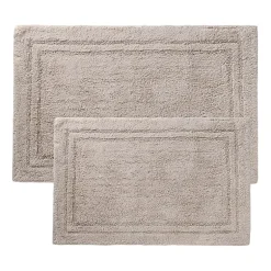 SUPERIOR® Solid Cotton 2-Pc Bath Rug