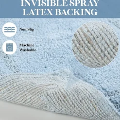 SUPERIOR® Solid Cotton 2-Pc Bath Rug