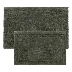 SUPERIOR® Solid Cotton 2-Pc Bath Rug