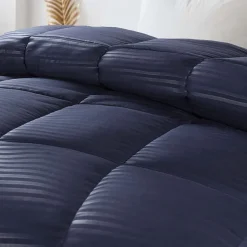 SUPERIOR® Striped All Season Plush Reversible Down Alternative Hypoallergenic Comforter