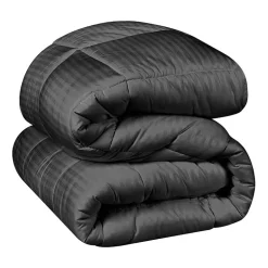 SUPERIOR® Striped All Season Plush Reversible Down Alternative Hypoallergenic Comforter