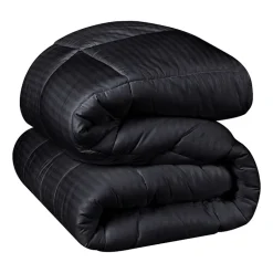 SUPERIOR® Striped All Season Plush Reversible Down Alternative Hypoallergenic Comforter