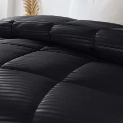 SUPERIOR® Striped All Season Plush Reversible Down Alternative Hypoallergenic Comforter