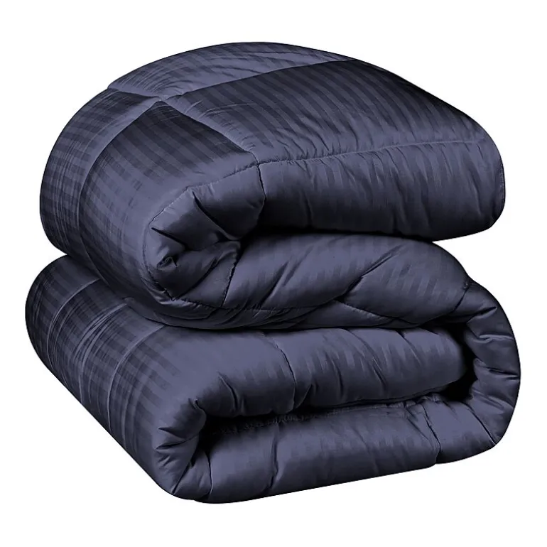 SUPERIOR® Striped All Season Plush Reversible Down Alternative Hypoallergenic Comforter