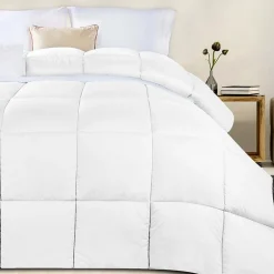 SUPERIOR® Striped All Season Plush Reversible Down Alternative Hypoallergenic Comforter