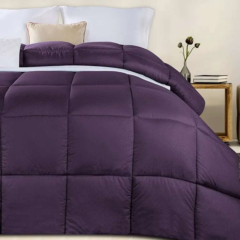 SUPERIOR® Striped All Season Plush Reversible Down Alternative Hypoallergenic Comforter