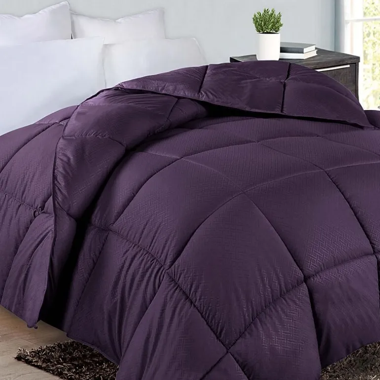 SUPERIOR® Striped All Season Plush Reversible Down Alternative Hypoallergenic Comforter