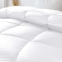 SUPERIOR® Striped All Season Plush Reversible Down Alternative Hypoallergenic Comforter