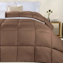 SUPERIOR® Striped All Season Plush Reversible Down Alternative Hypoallergenic Comforter