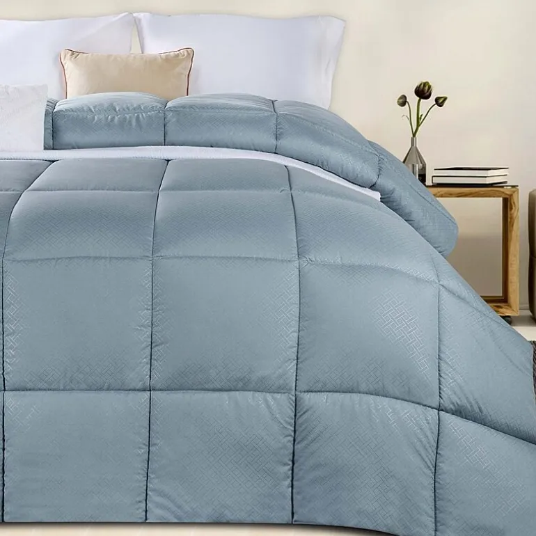 SUPERIOR® Striped All Season Plush Reversible Down Alternative Hypoallergenic Comforter