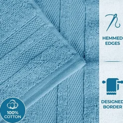 SUPERIOR® Ultra Collection | 100% Cotton 6-pc. Quick Dry Solid Bath Towel Set