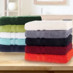 SUPERIOR® Ultra Collection | 100% Cotton 6-pc. Quick Dry Solid Bath Towel Set