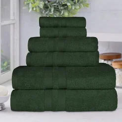 SUPERIOR® Ultra Collection | 100% Cotton 6-pc. Quick Dry Solid Bath Towel Set